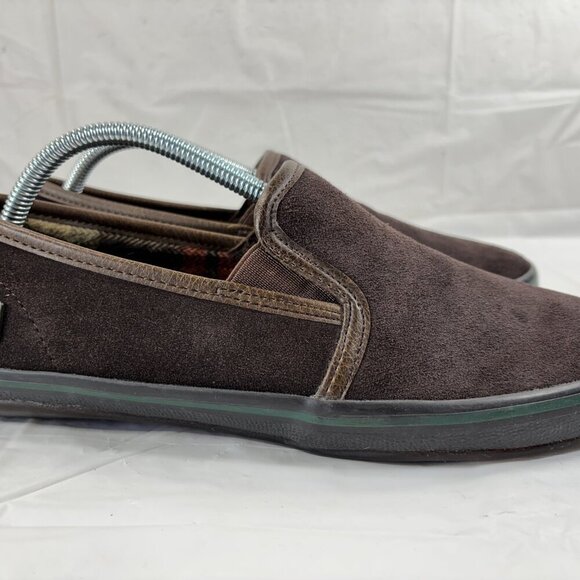 Woolrich Mens Brown Leather Slip On Loafer Shoes - Picture 13 of 14